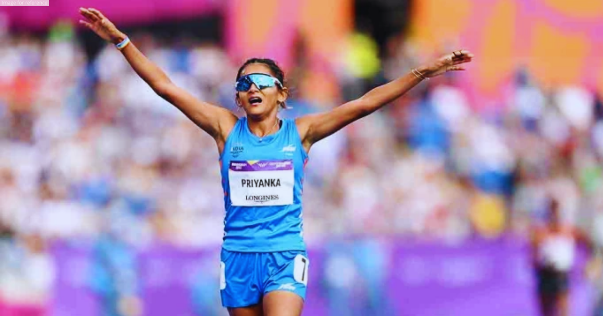 CWG 2022: Indian athlete Priyanka Goswami clinches silver in women's 10000 m race walk